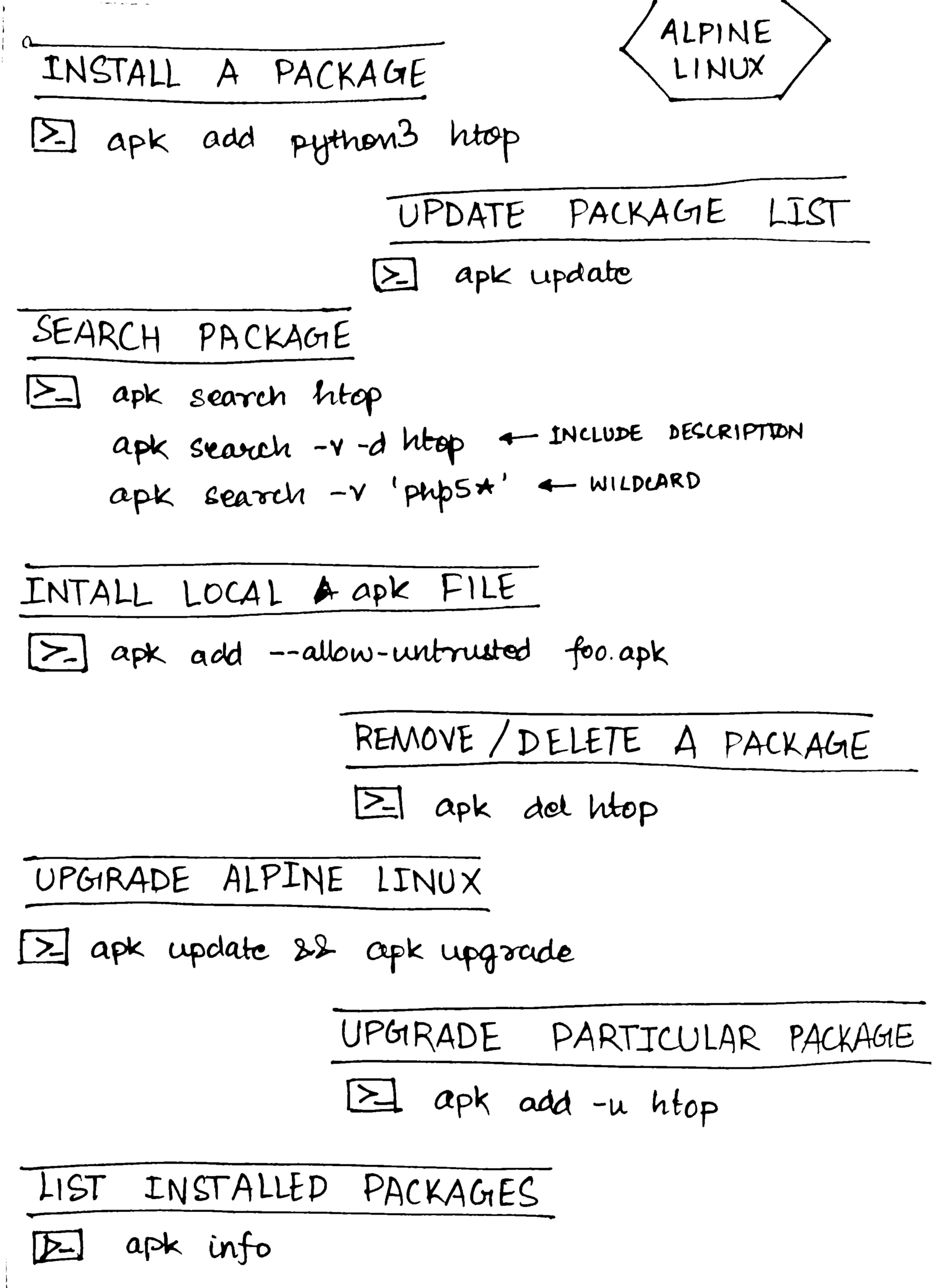 Notes - Alpine Linux -2